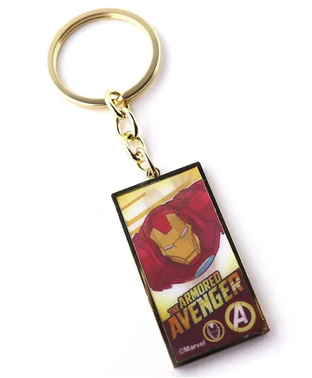 Marvel Ironman 3D Lenticular Key Ring - Red