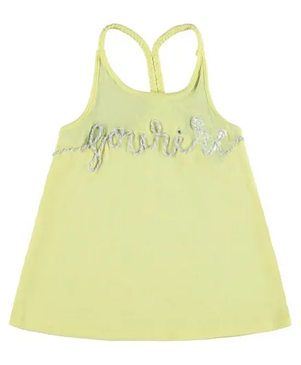 Name It Singlet Sleeves Top -  Yellow Pear