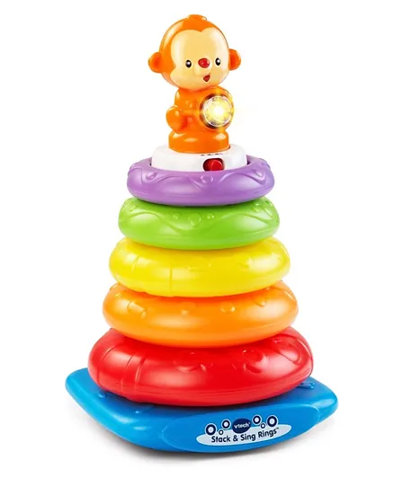 Vtech Stack & Discover Rings Multicolour - 6 Pieces