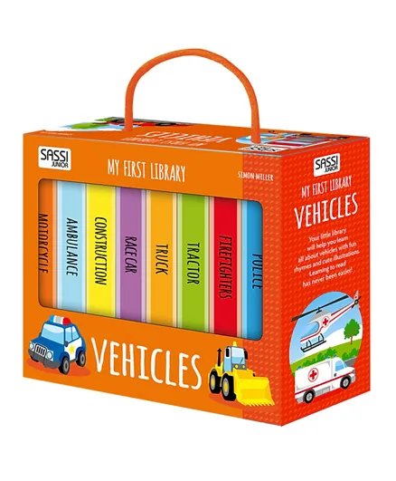 Sassi My First Library Vehicles - Orange
