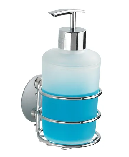 Wenko Turbo-Loc Soap Dispenser Holder - Silver