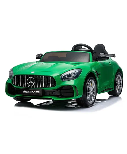 Babyhug Mercedes Benz GTR 2S Licensed Battery Operated Ride On with Music & Lights and Remote Control - Green