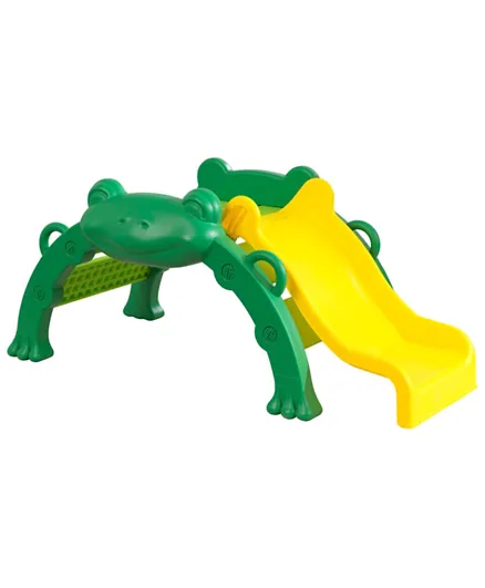KidKraft Hop & Slide Frog Climber - Yellow & Green