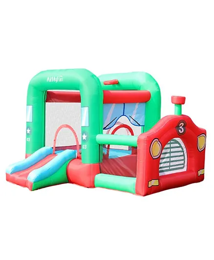 AirMyFun Slide and Ball Pool Bouncy Castle - Multicolour