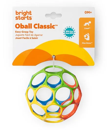 Bright Starts Oball Classic Multicolor - 10.16 cm