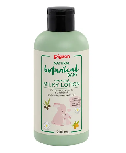 Pigeon Natural Botanical Baby Milky Lotion - 200ml