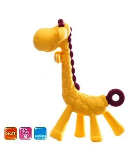 Eazy Kids Giraffe Teether - Yellow