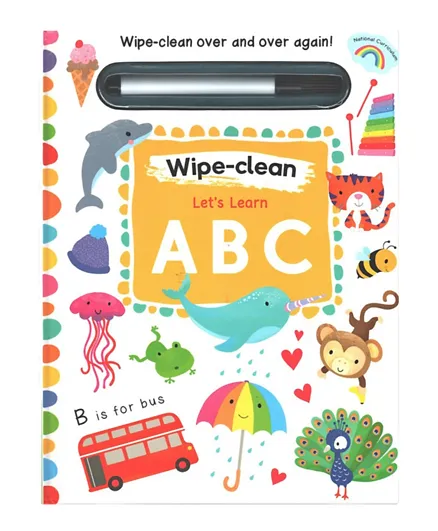 Wipe Clean Lets Learn ABC  - English