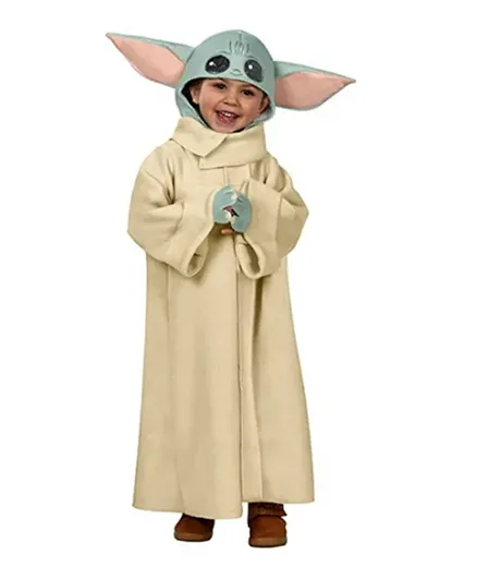 Brain Giggles Star Wars Mandalorian Baby Yoda Costume - Beige