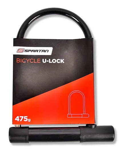 Spartan Bicycle U-Lock - Red & Black