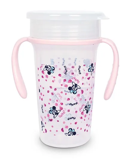 Disney Minnie Mouse 360° Double Handle Training Sipper - Pink