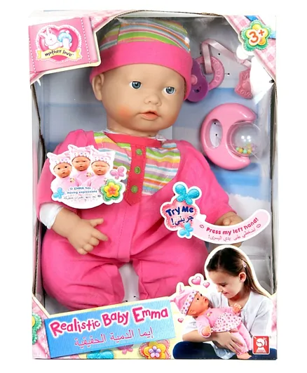 Takmay Dolls Facial Expression Baby Doll - 16 Inch