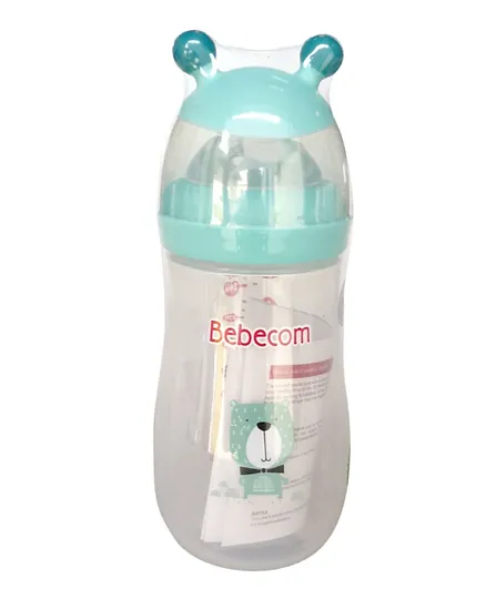 Bebecom Animal Shape Decorated Wide Neck Pp Bottle 260 ml