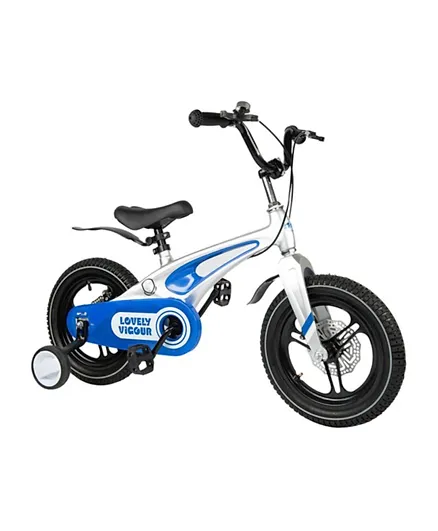 Little Angel Kids Bicycle Silver - 14 Inches