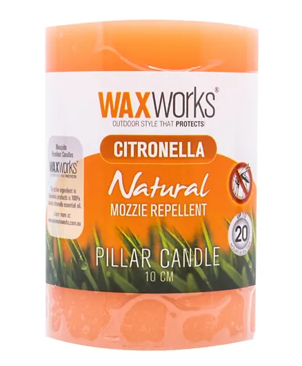 Wax Works Citronella Pillar Candle - Assorted