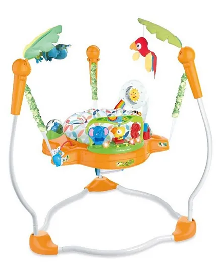 ibaby Little Angel Baby Bungee Jumperoo with Rotary Functions - Orange