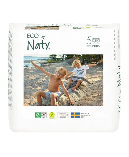 Naty Eco Pull On Pants Size 5 - 20 Pieces