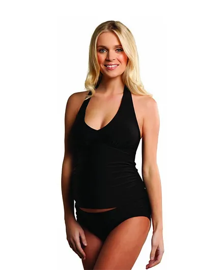 Carriwell Halter Neck Maternity Swimsuit - Black