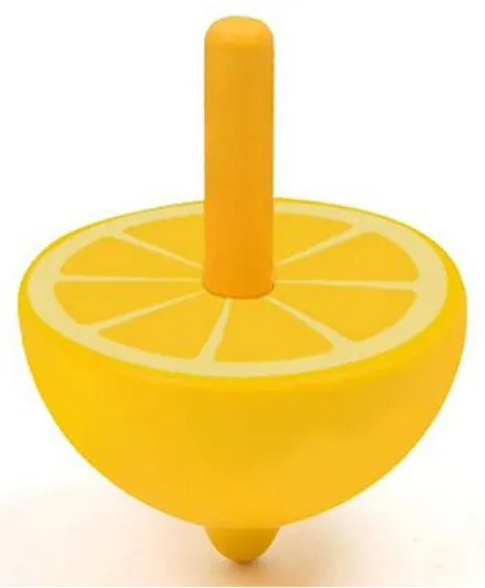 Mideer Wooden Spinning Top - Lemon