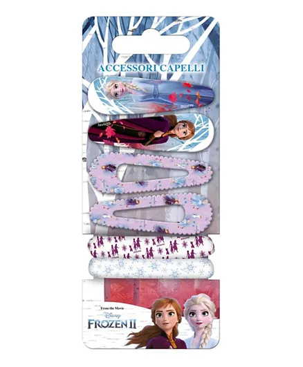 Disney Frozen 2 Hair Clips - Pack of 6