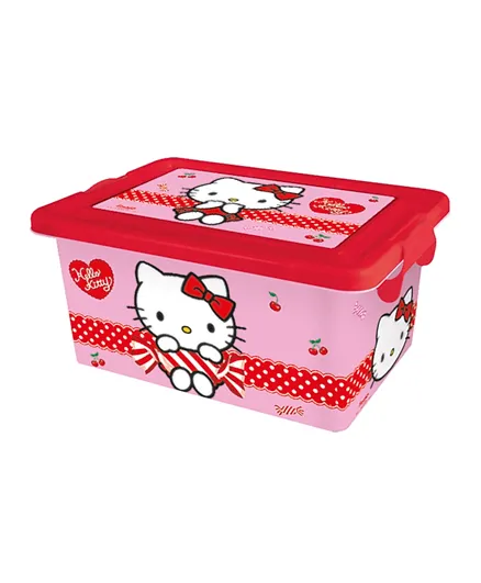 Disney Hello Kitty Cherry Jam Plastic Storage Container - 7L