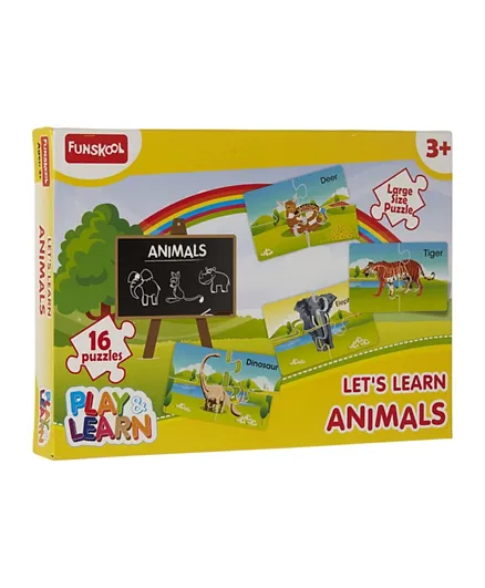 Funskool Animals Puzzles - 16 Pieces