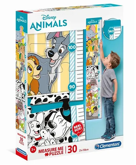 Clementoni Puzzle Measure Me Disney Animals - 30 Pieces