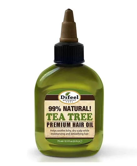 Difeel Premium Natural Hair Oil Tea Tree Oil - 75mL