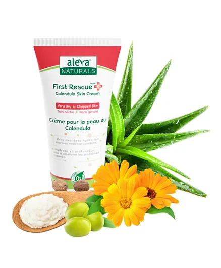 Aleva Naturals First Rescue Calendula + Skin Cream - 50mL
