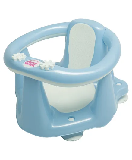 OK Baby Flipper Evolution Bath Seat With Slip Free Rubber - Light Blue