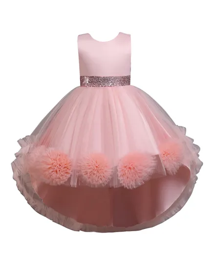 DDaniela Layered Embellished Tutu Dress - Pink