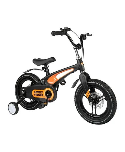 دراجة للأطفال من ليتل أنجل باللون الأسود - 18 بوصة
