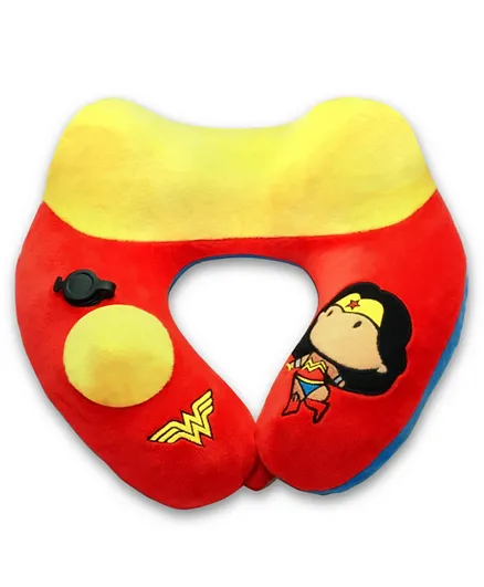 Wellitech Ridaz Inflatable Neck Cushion With Hood Wonder Woman - 29 cm