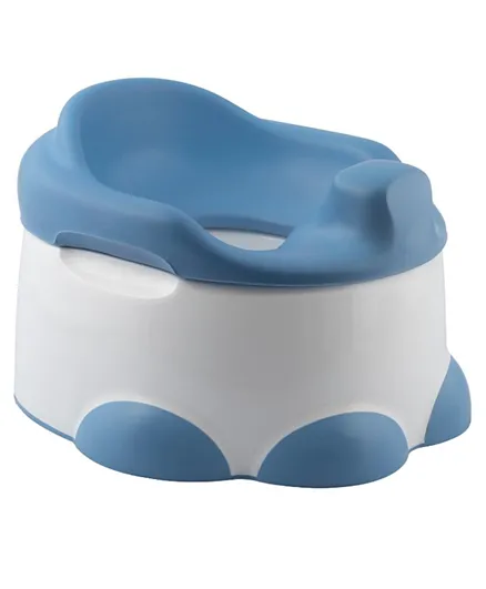 Bumbo Baby Potty Trainer With Detachable Toilet Seat & Step Stool - Powder Blue