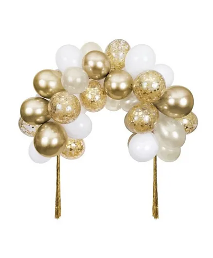 Party Center Gold Balloon Arch Kit - Pack of 40