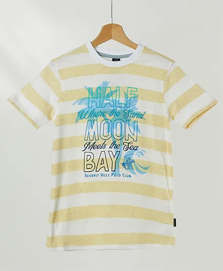 Beverly Hills Polo Club - Sand Meets The Sea Tee - Yellow