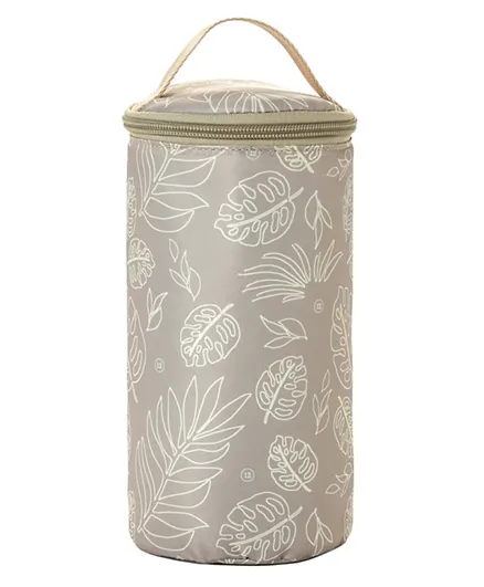 TWELVElittle Insulated Bottle Pouch- Leaf Tan