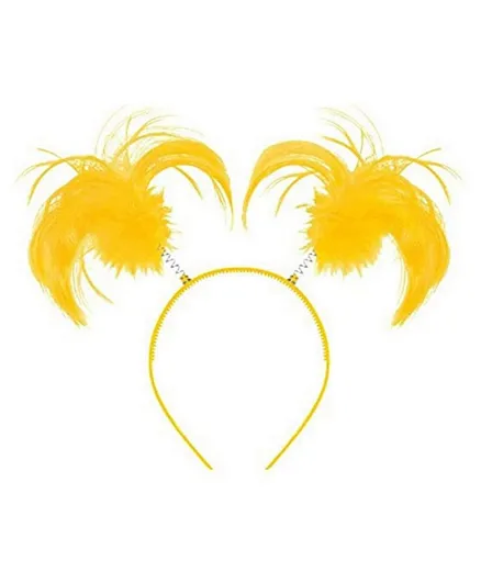 Party Centre Ponytail Headbopper - Yellow