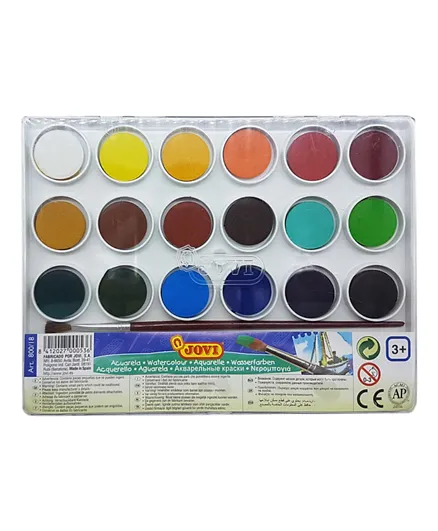 ألوان مائية من جوفي - 18 لونًا