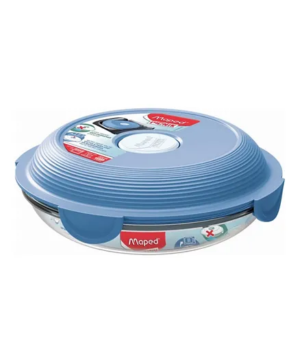 Maped Picnik Adult Lunch Box Glass - Strom Blue