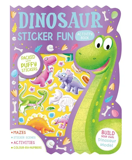Dinosaur Sticker Fun - English