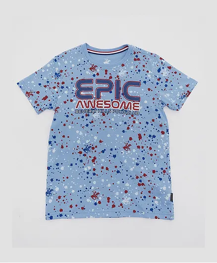 Beverly Hills Polo Club Fashion Crew T-Shirt - Blue