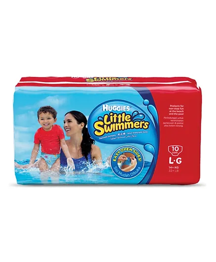 Huggies Little Swimmer Swim Diaper Pants Large Size 6 - 10 Pieces