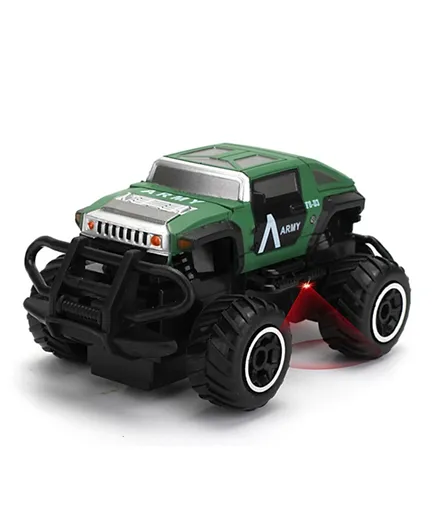 Little Story Kids Toy 2 Channel Military Car with Remote Control - Green