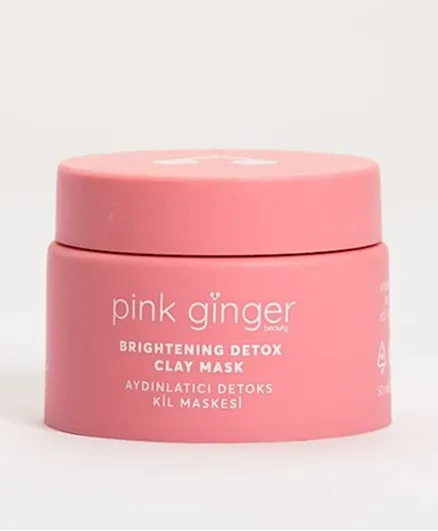Pink Ginger Brightening Detox Clay Mask - 50mL