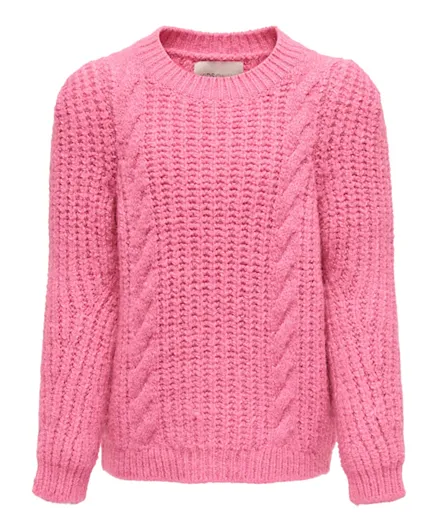 Only Kids Long Sleeves Pullover - Pink