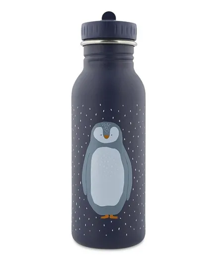 Trixie Mr Penguin Stainless Steel Water Bottle Blue - 500mL