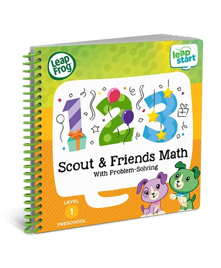 LeapFrog LeapStart Book 3D Scout and Friends Math with Problem Solving - Level 1