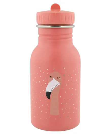 Trixie Mrs Flamingo Stainless Steel Water Bottle Pink - 350mL