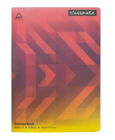 Classmate Exercise PP Book Single Line - Pack of 6